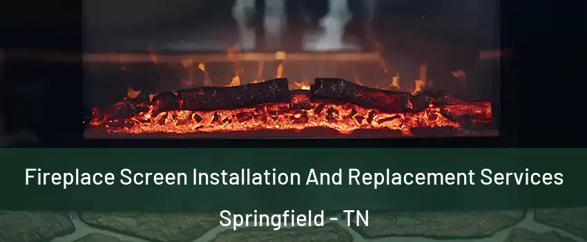 Fireplace Screen Installation And Replacement Services Springfield - TN